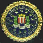 FBI FEDERAL BUREAU OF INVESTIGATION LOGO PIN